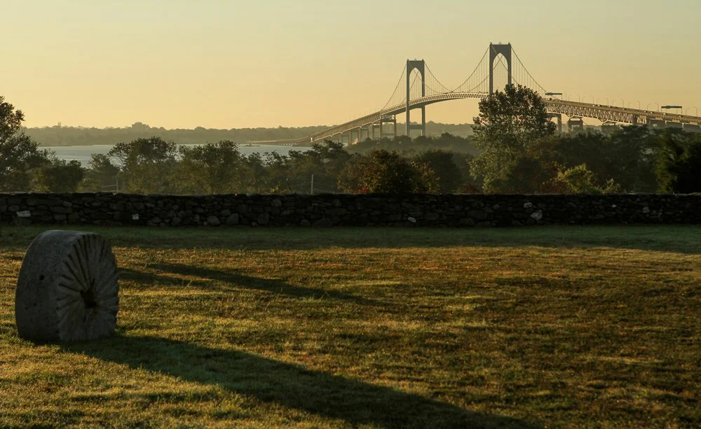 The bay, moments after sunrise.