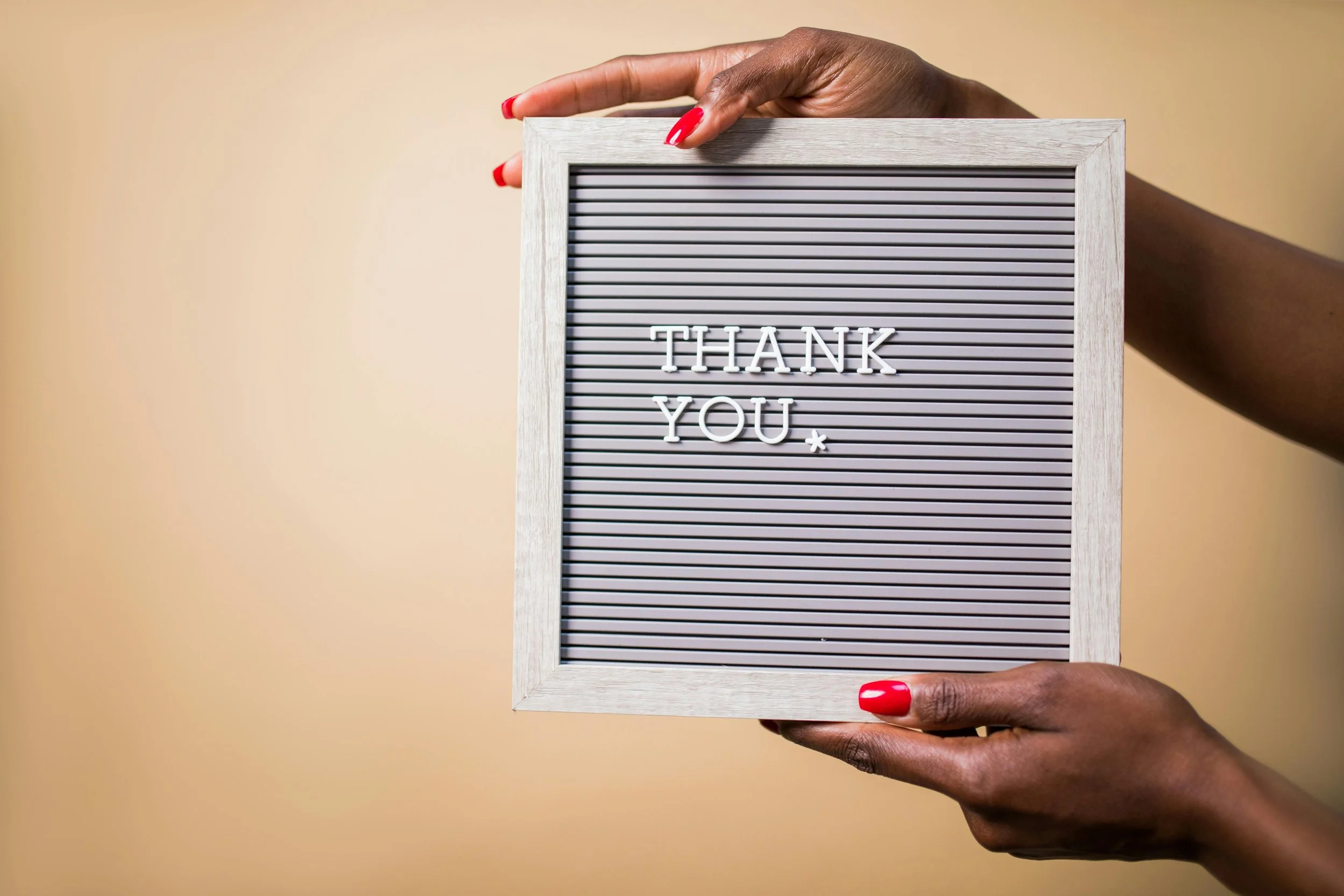 Is “Thank You” Enough?