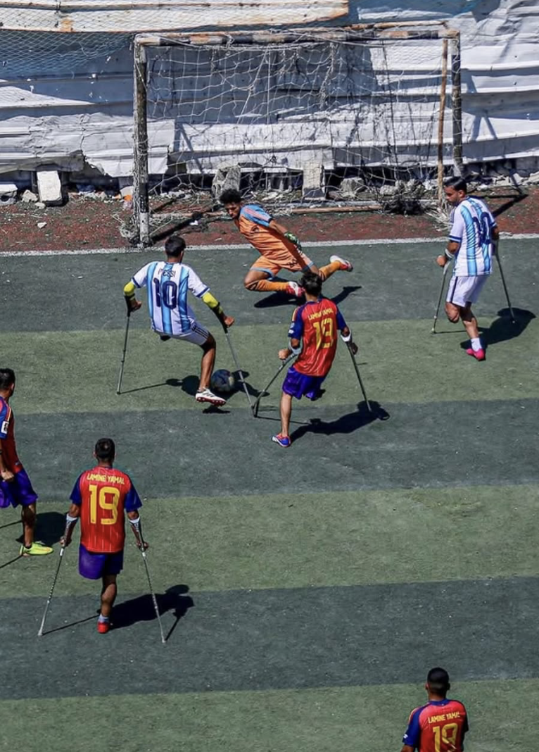 Playing the Final from Gaza