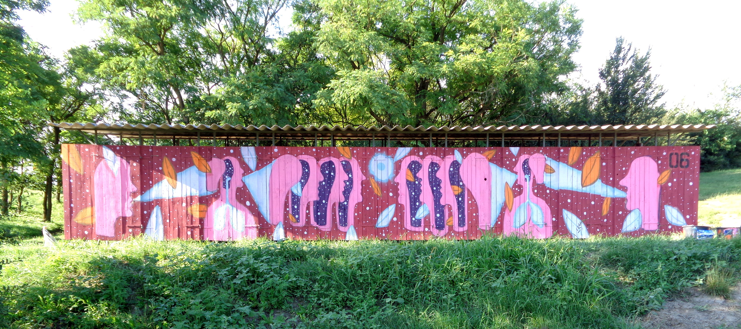  Mural commissioned by Ozora Festival, Hungary 2016 