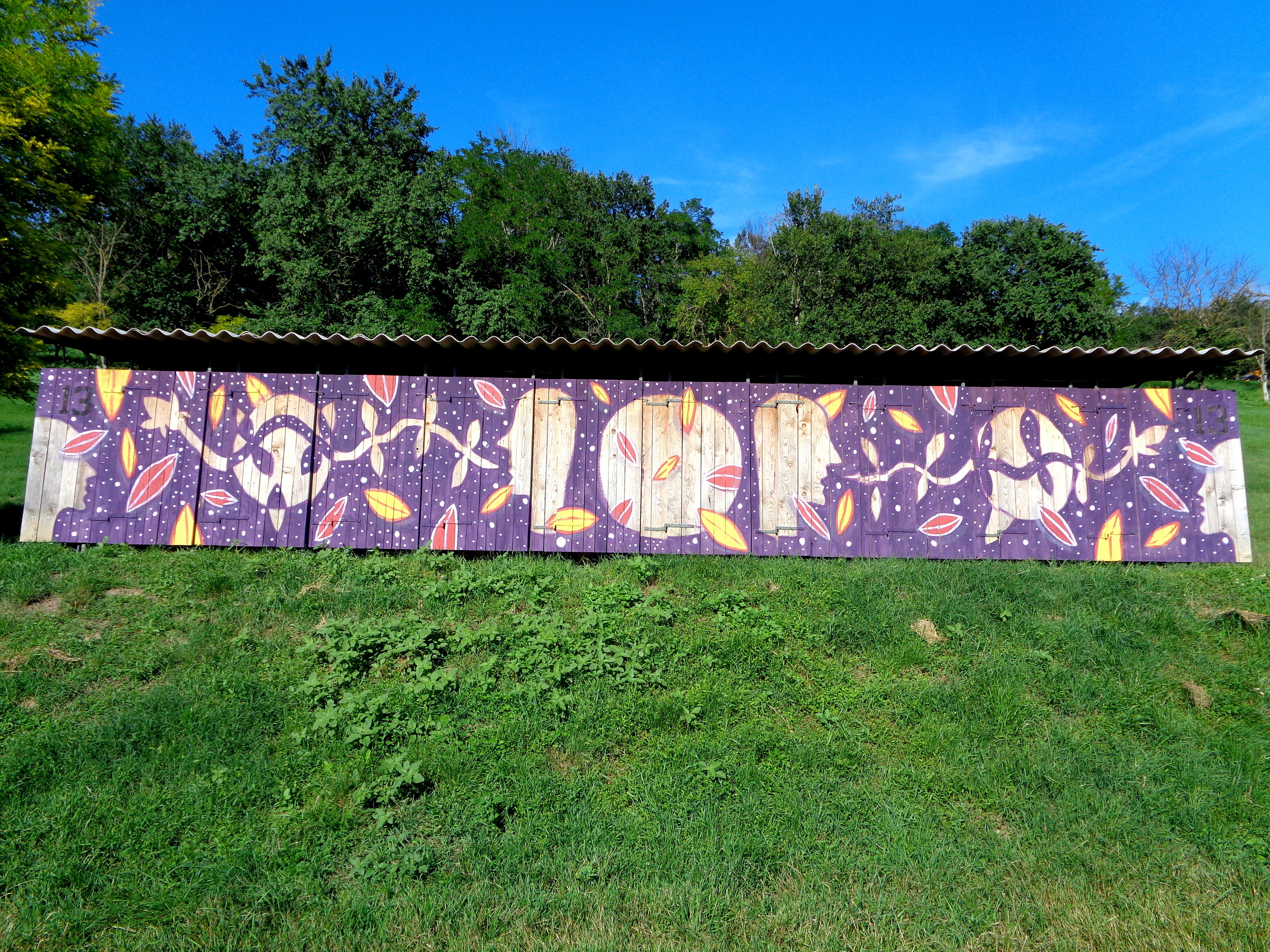  Mural commissioned by Ozora Festival, Hungary 2016 