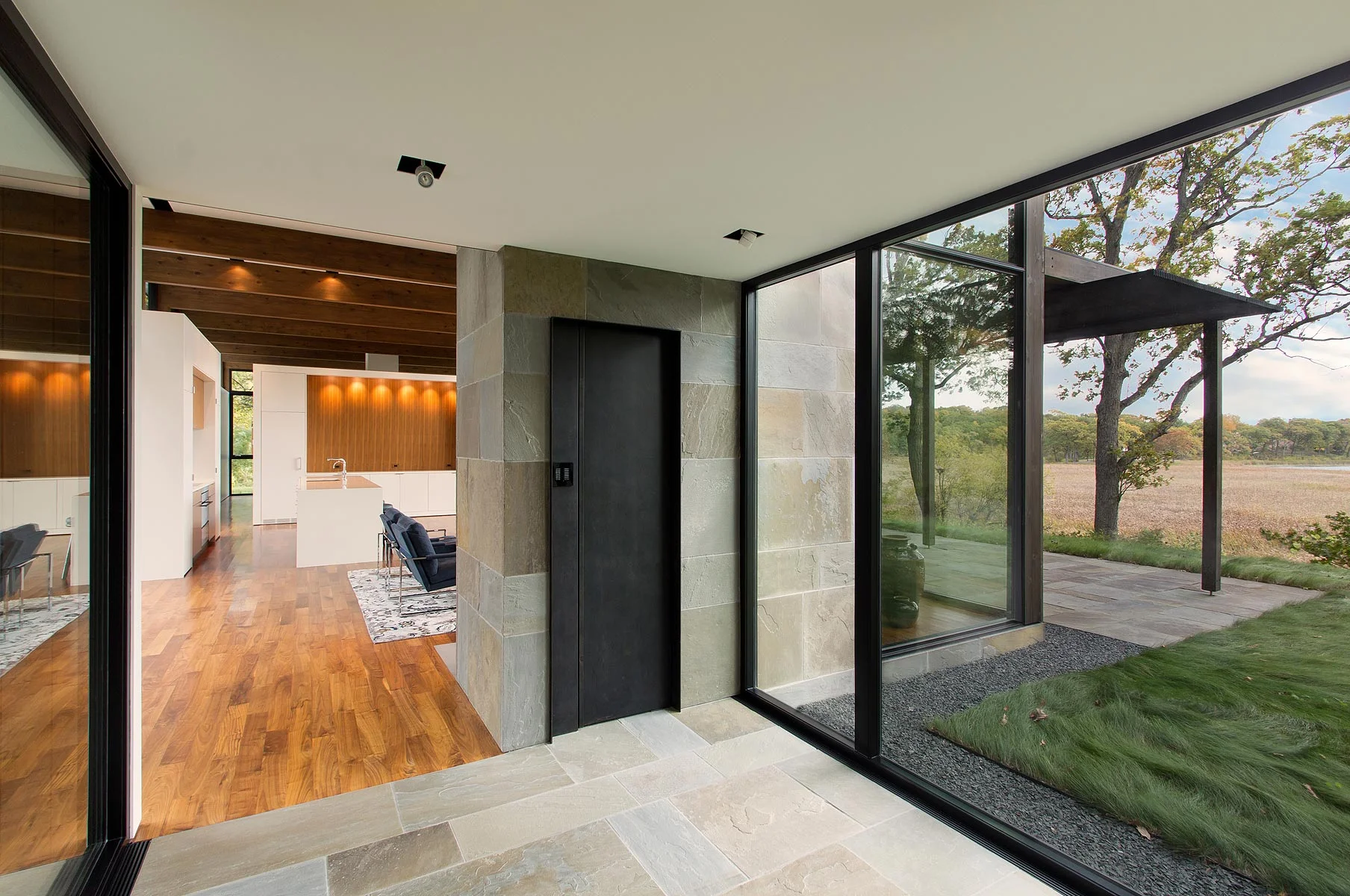 Woodland House Entry