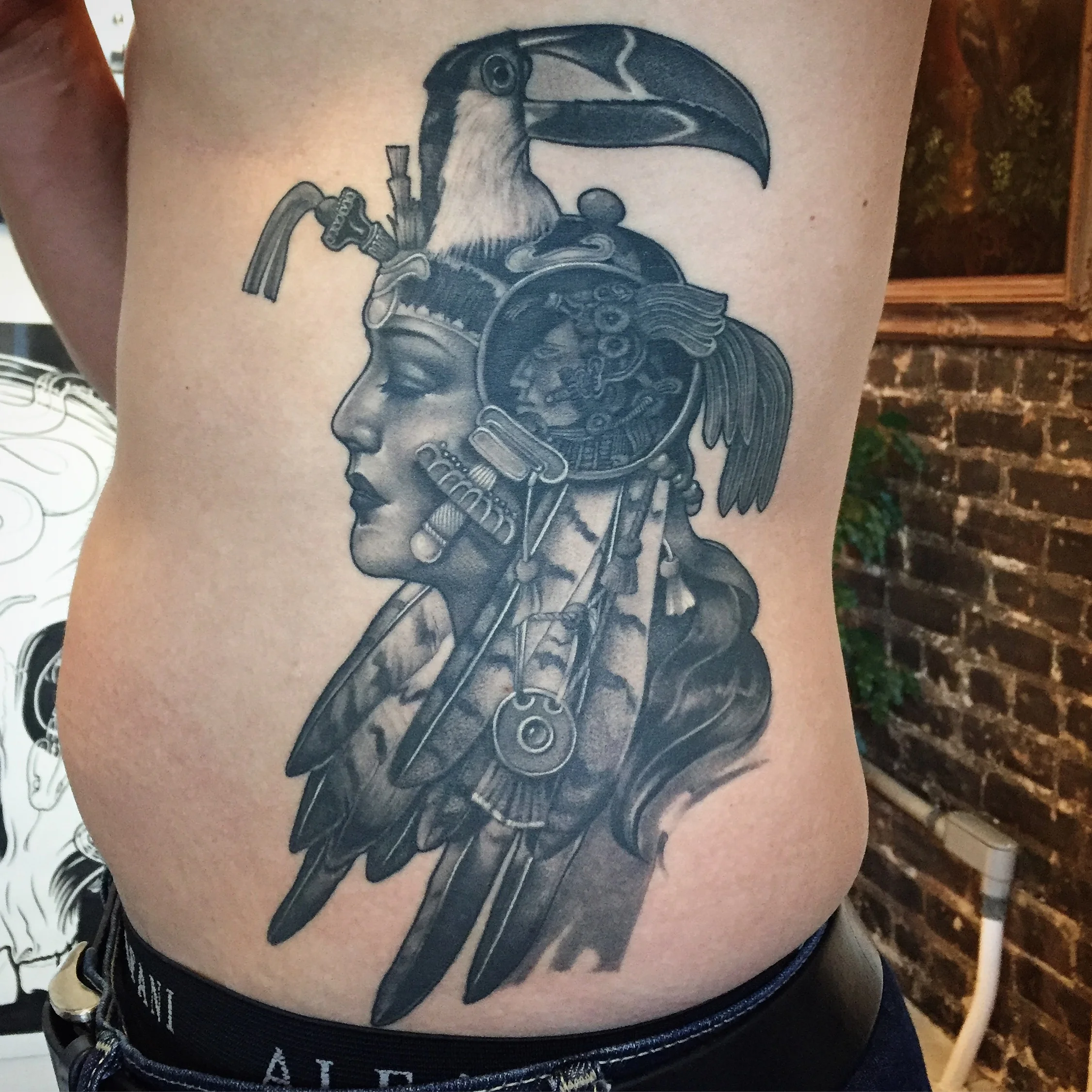 Aztec Eagle Warrior Tattoo