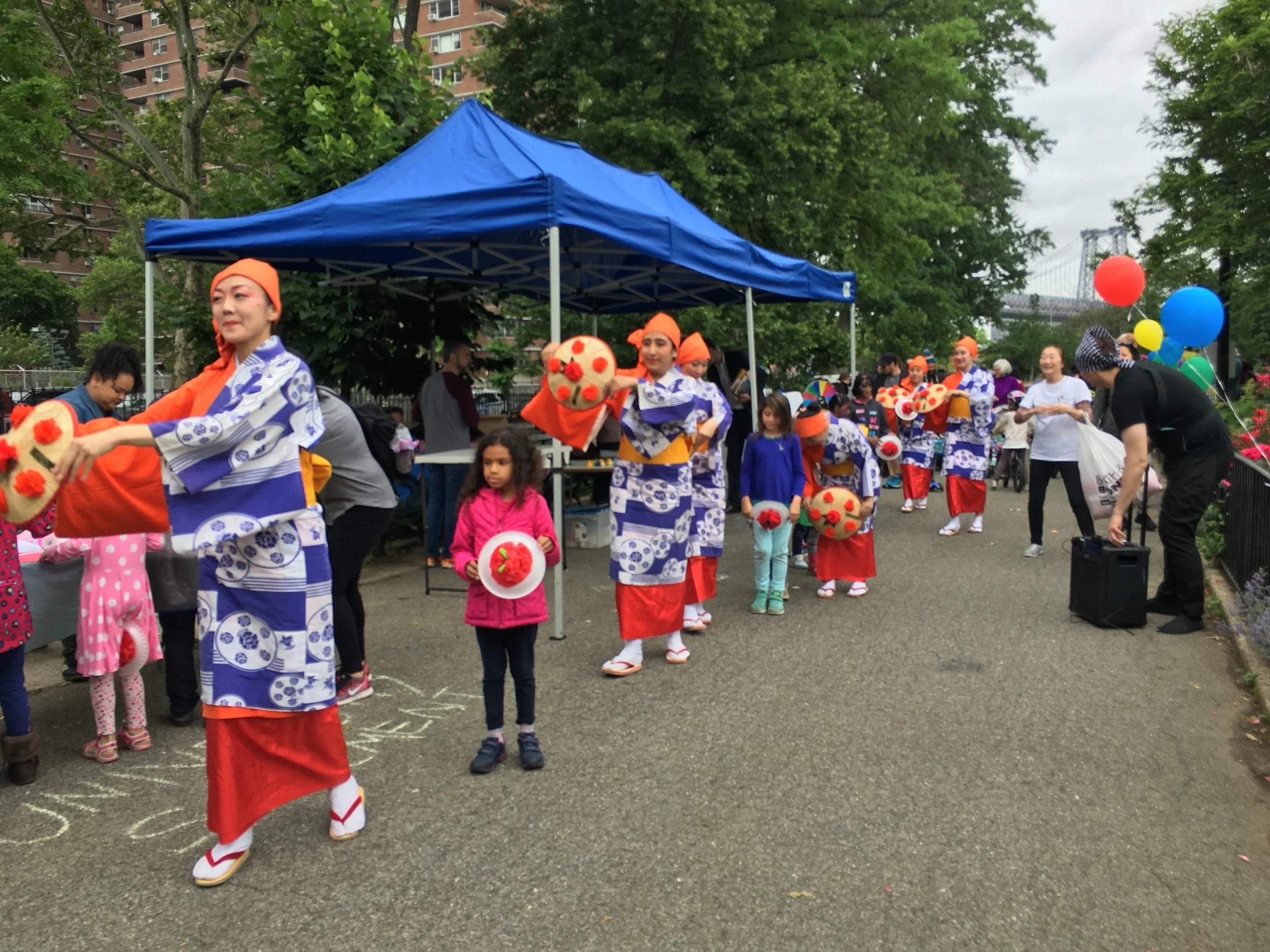 Japanese Folk Dance Institute of New York at Family Fun Day