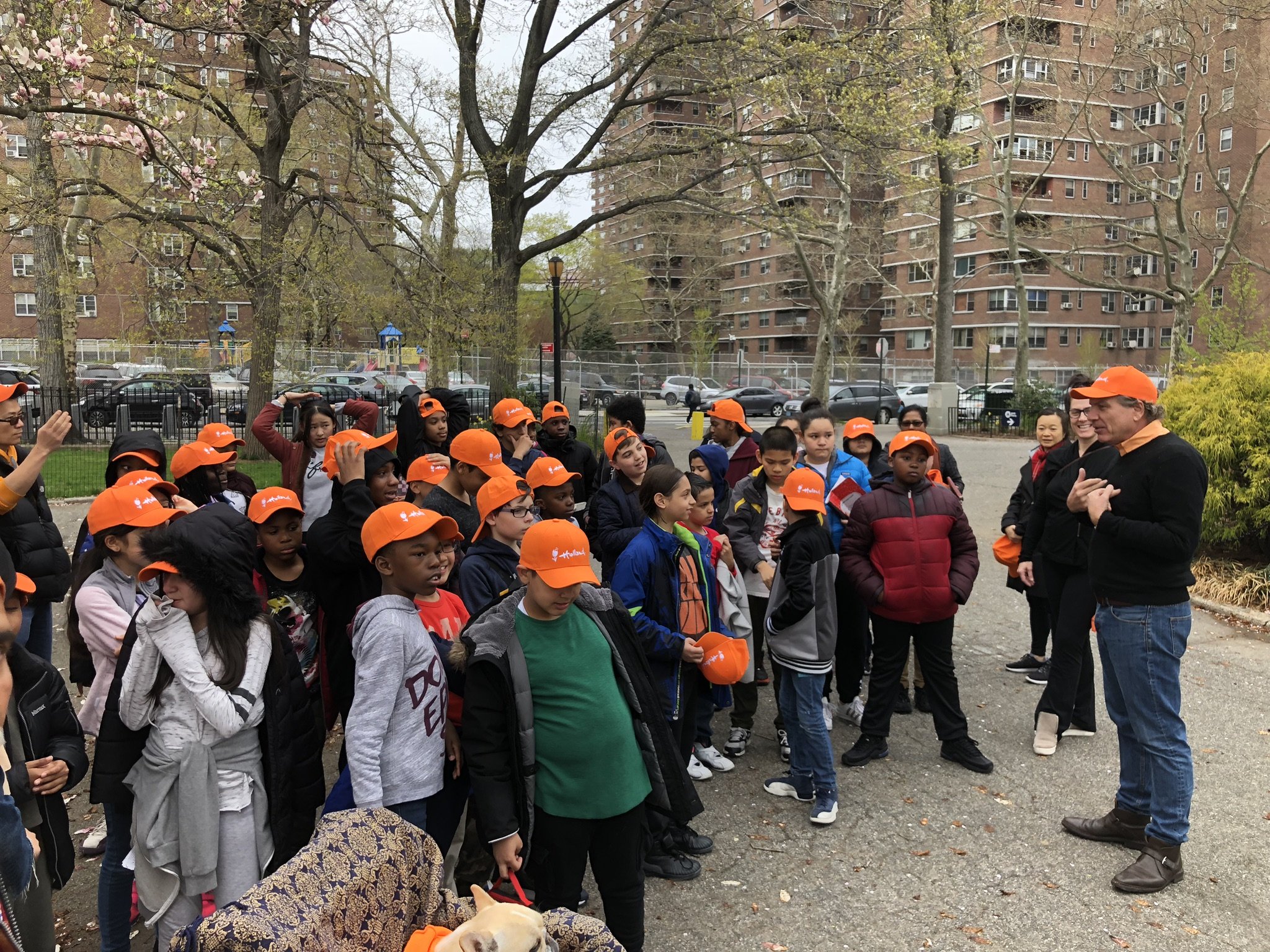 April 2019: Dutch Consulate Tulip Planting with PS110