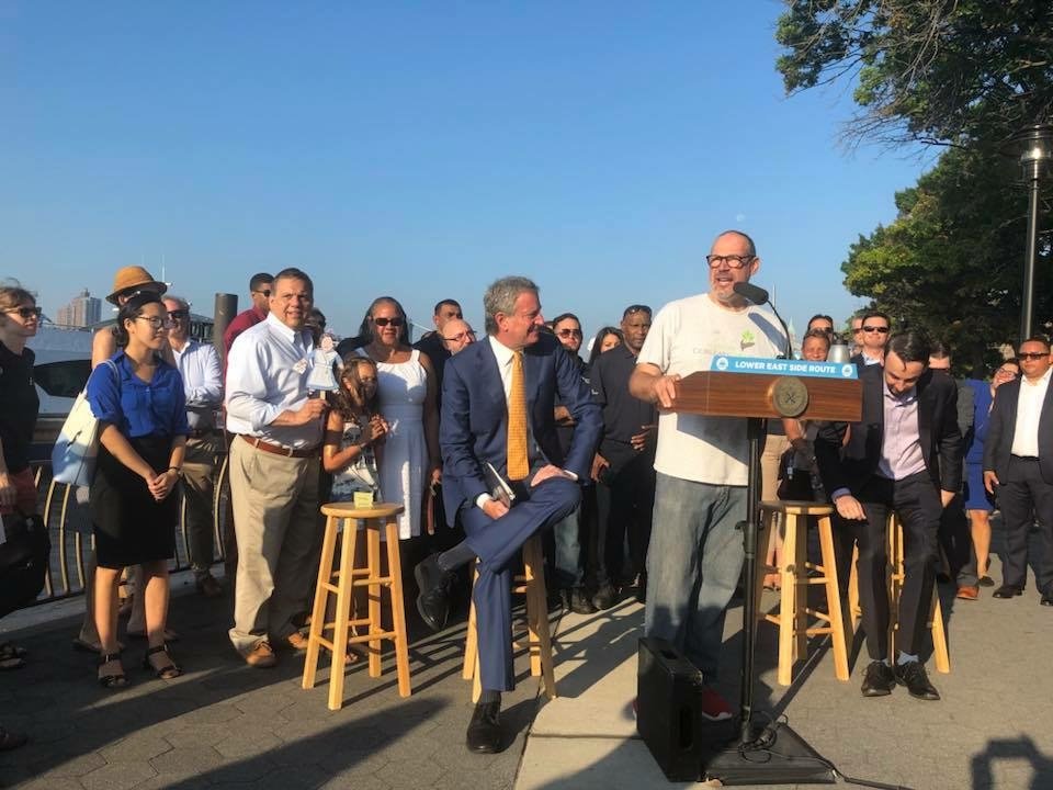 August 2018: NYC Ferry Corlears Hook launch