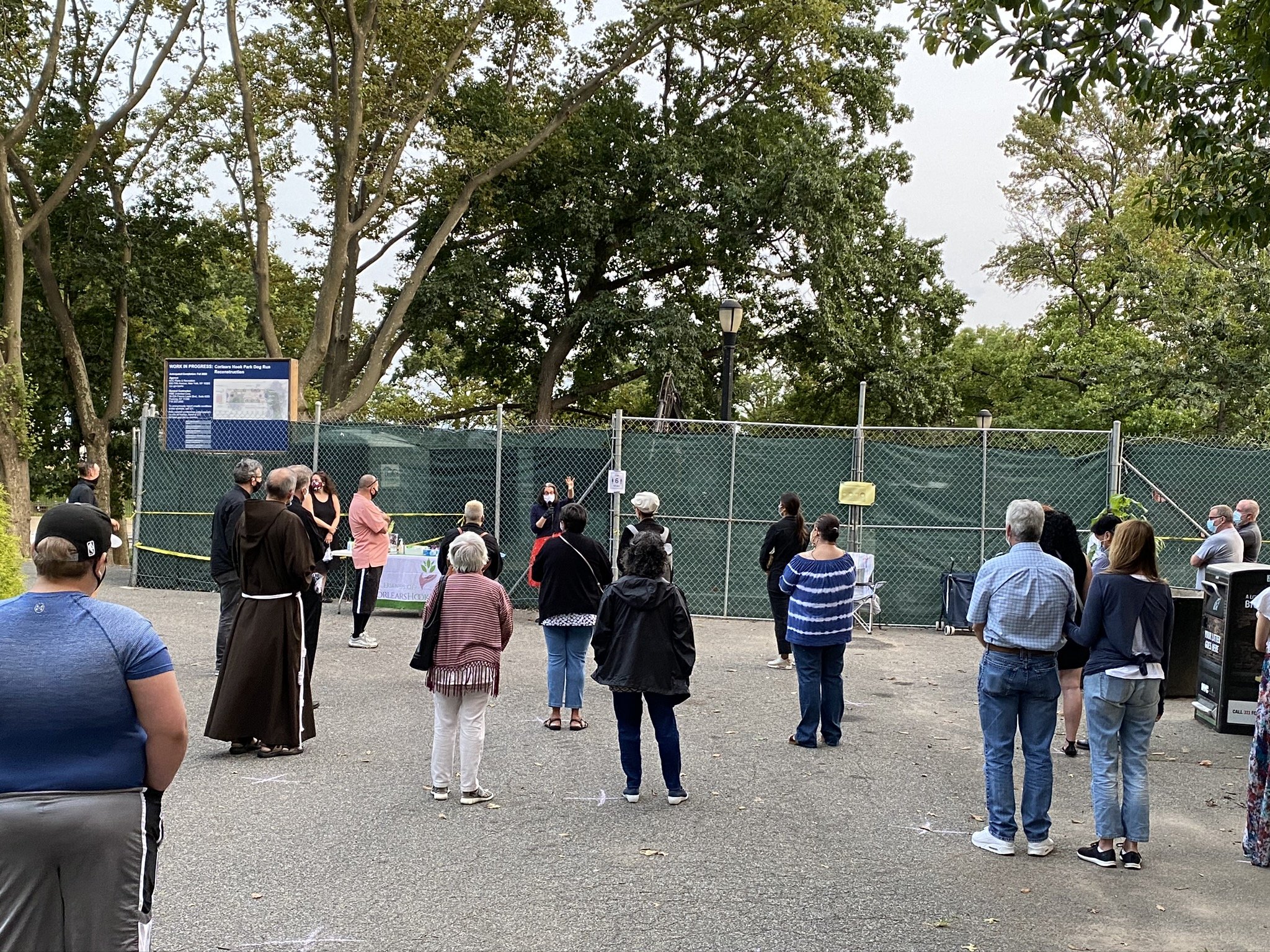 September 2020: COVID Vigil with NYCHA Vladeck Resident's Association