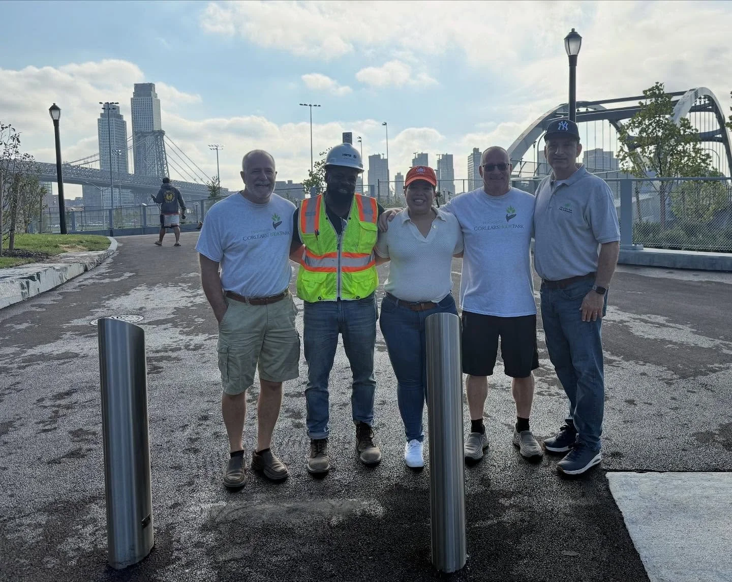 We&rsquo;re open for business. Come check out the newly renovated area of the park and the new pedestrian bridge. @nycparks @nycddc