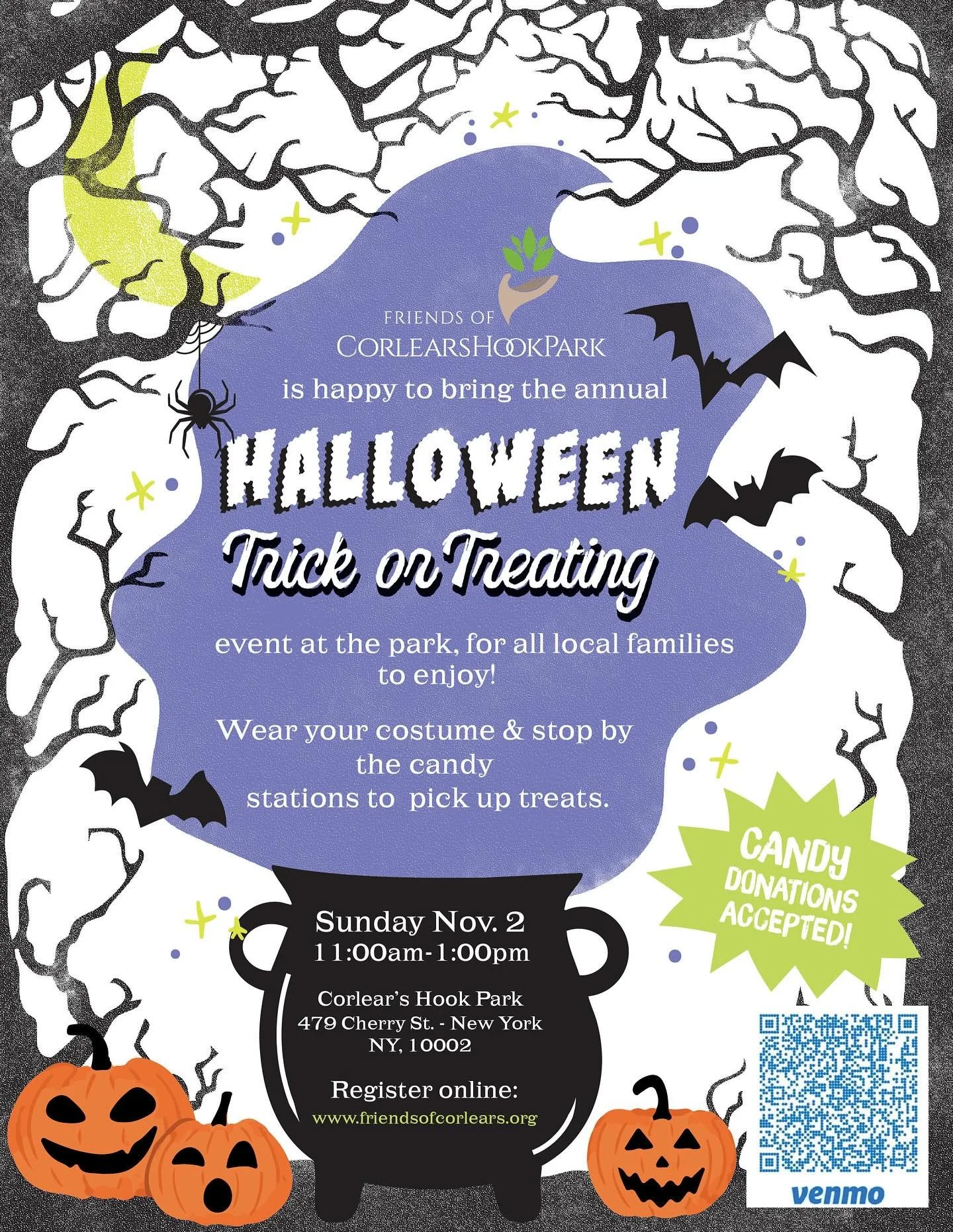 The weather outlook for our big trick or treating event on Sunday looks great. There will be over 20 participating groups/families setting up stations for the kids to grab treats from. For more info and to sign your kids up check out our website. #ha