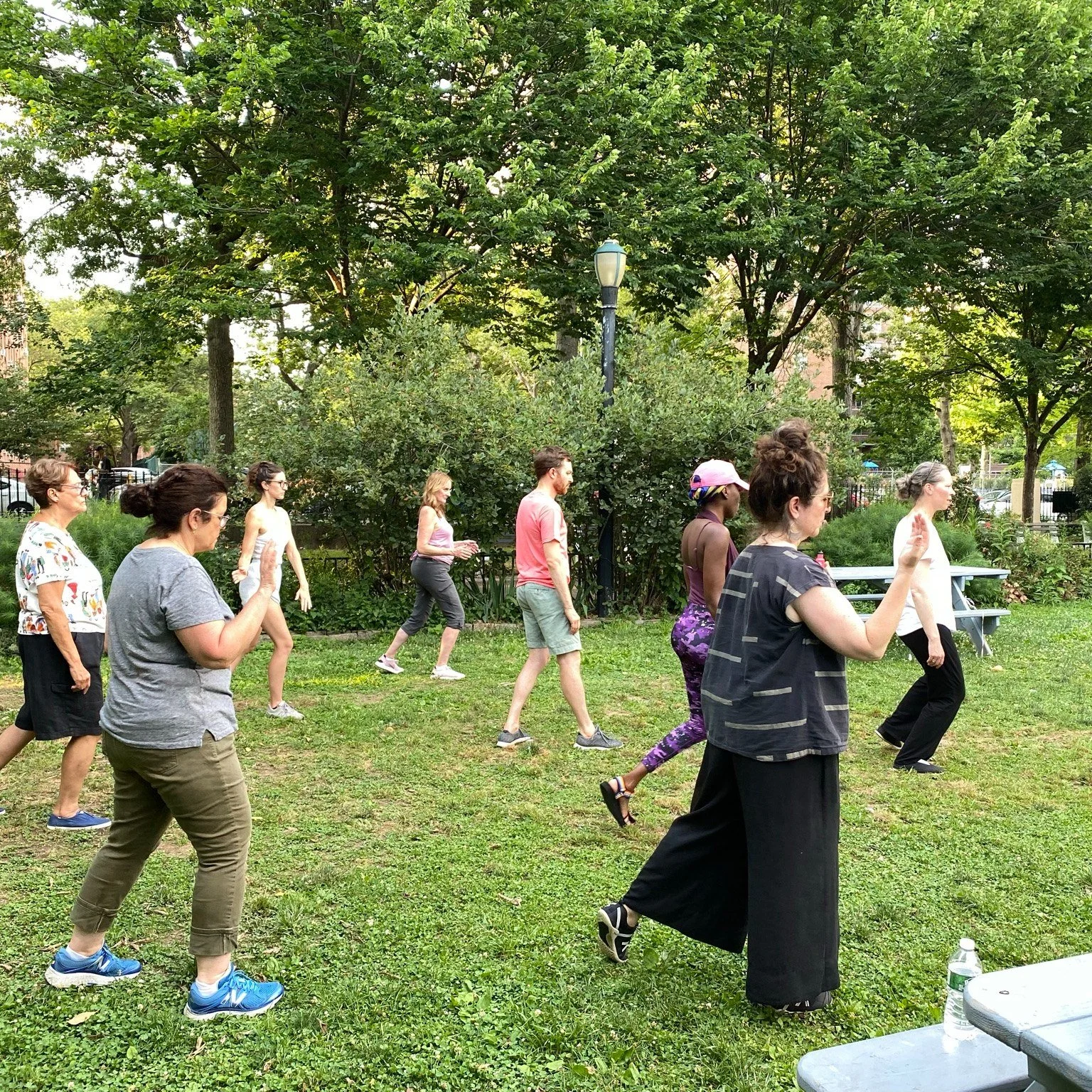 Join us this evening at 6:30p for free Tai Chi class. It's a beautiful evening to be outside. #free #taichi @nycparks @partnershipsforparks @cpfnyc #lowereastsidenyc #lowereastside  @citizenscommittee