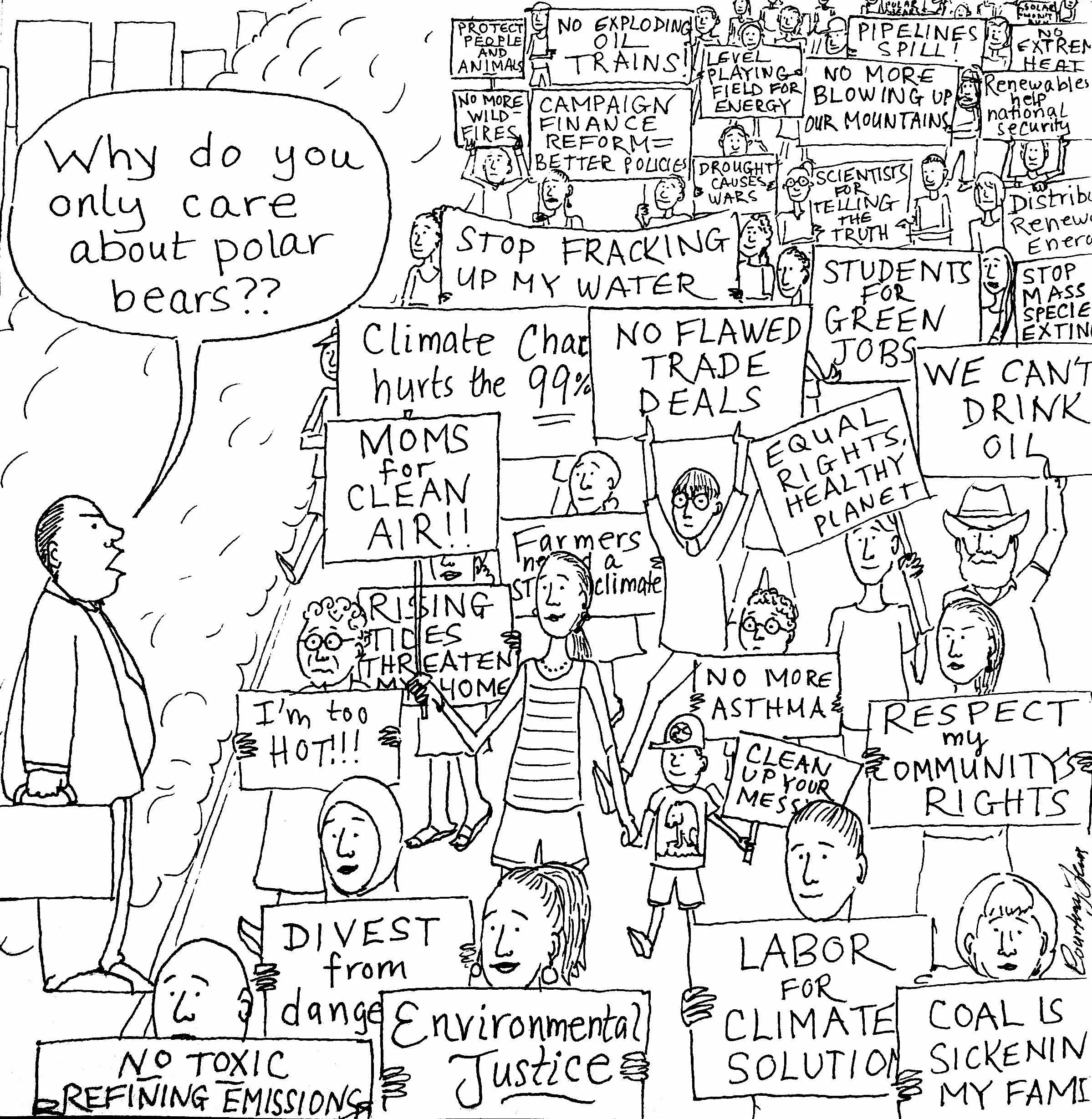 Some critics don't get it (for People's Climate March)