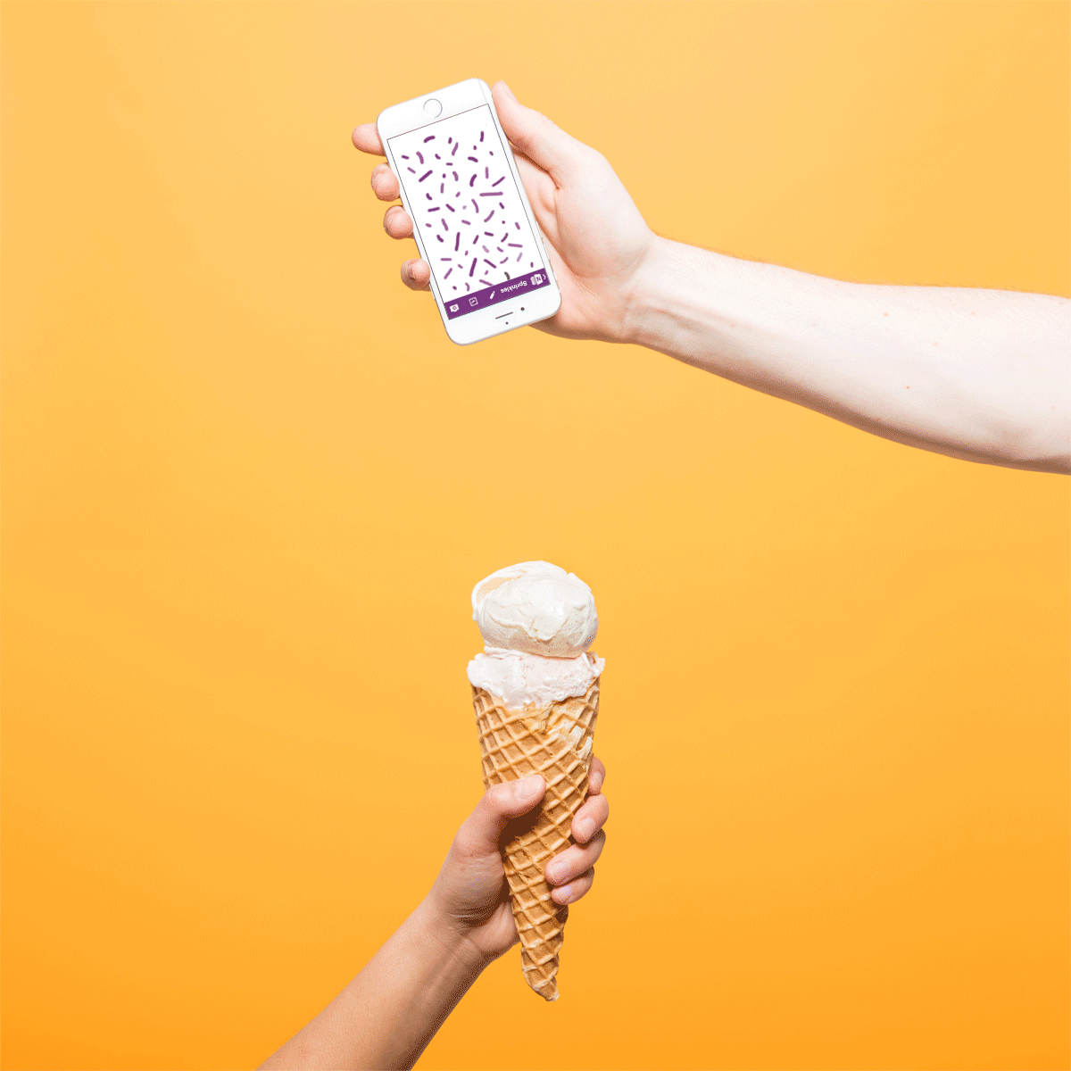 Together we can make life a little sweeter. #icecream #sprinkles #thelittlethings #doodle #OneNote