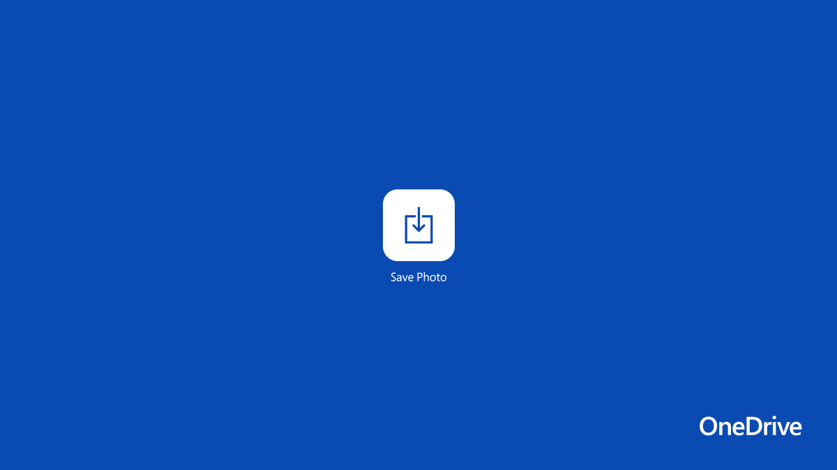 Keep your keepsakes close. Easily download photos from OneDrive to the camera roll on your device.