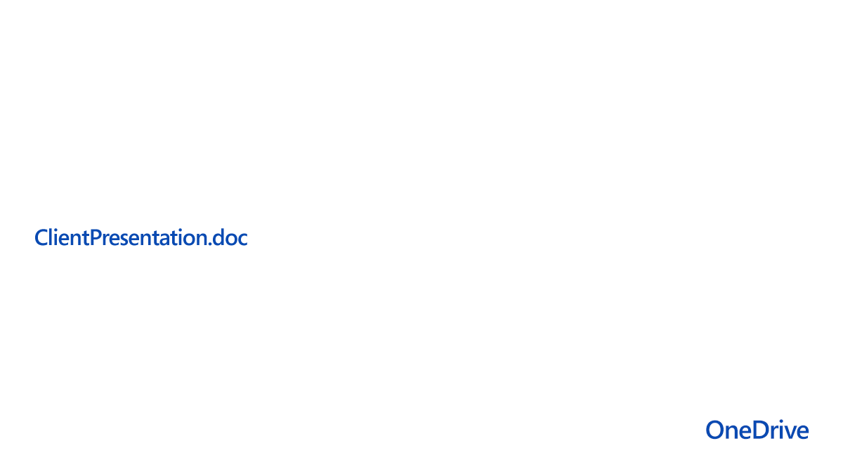 1 file, 13 collaborators. Co-authoring with your team in OneDrive makes it easier to stay on the same page. Literally.
