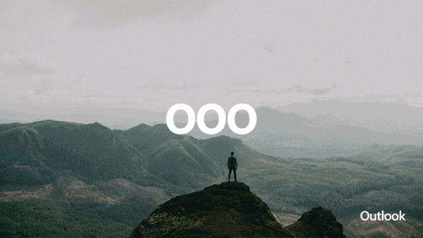 Let everyone know you're off the grid. #OOO