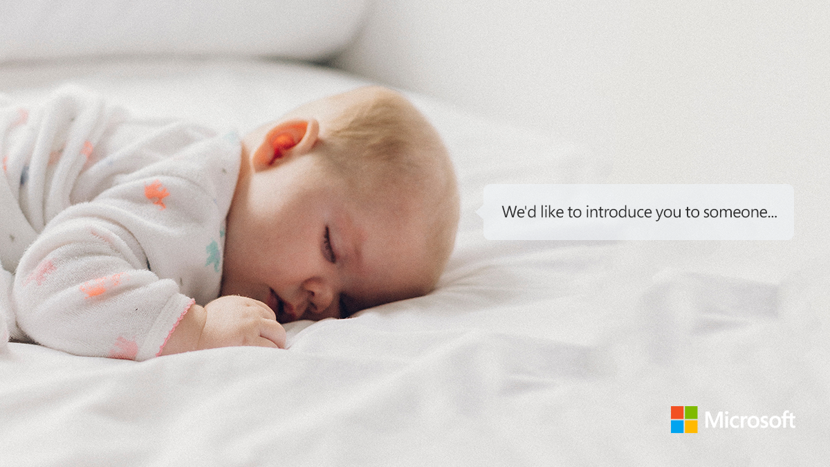 Share the big news with loved ones, far and wide, with Skype. 