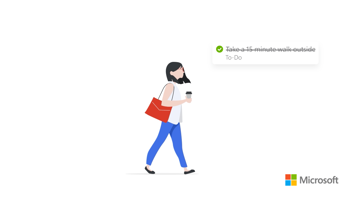 Schedule recurring breaks to take walks or grab a coffee. #walkingmeeting