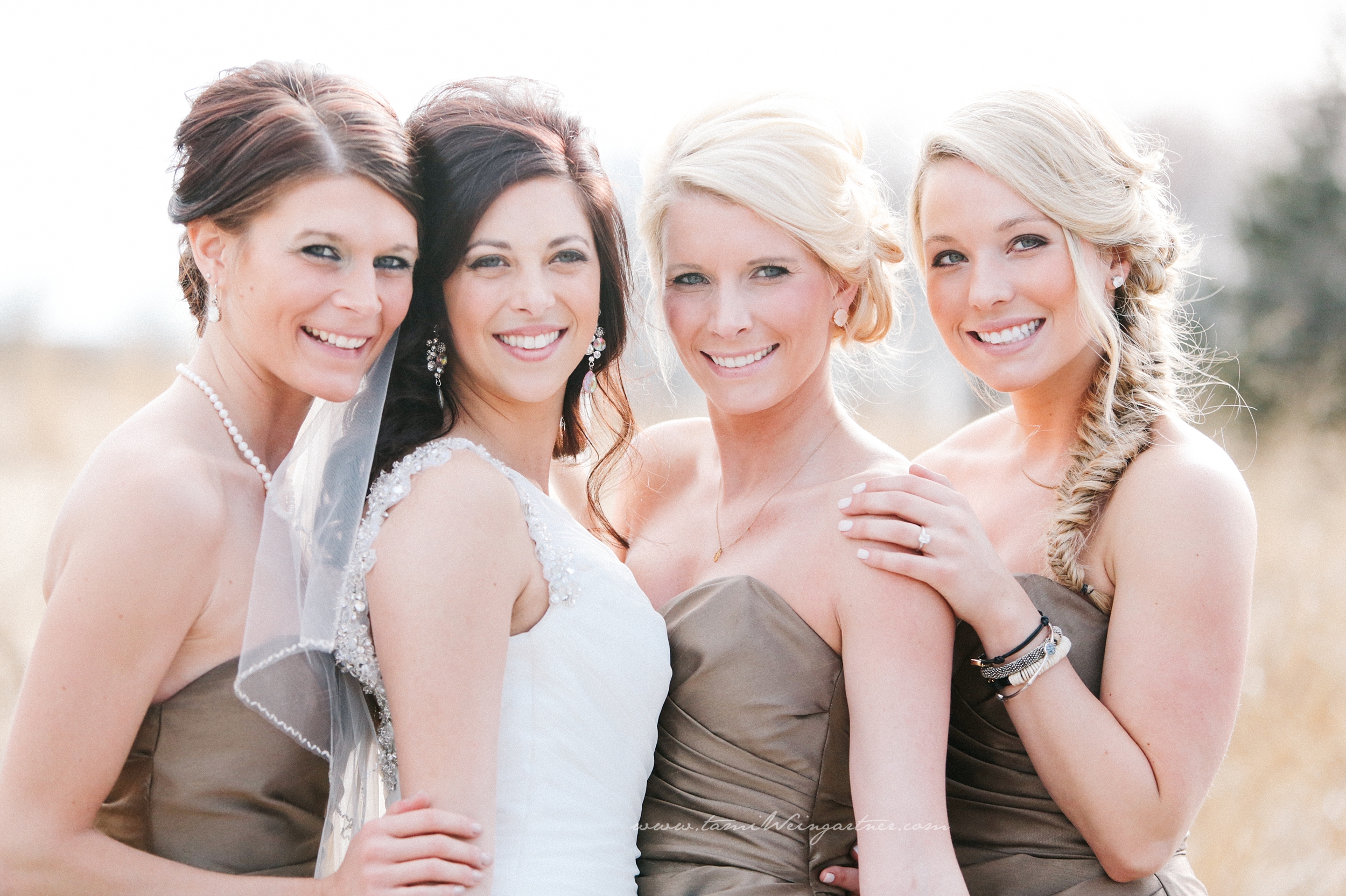 Gold Bridesmaid dresses