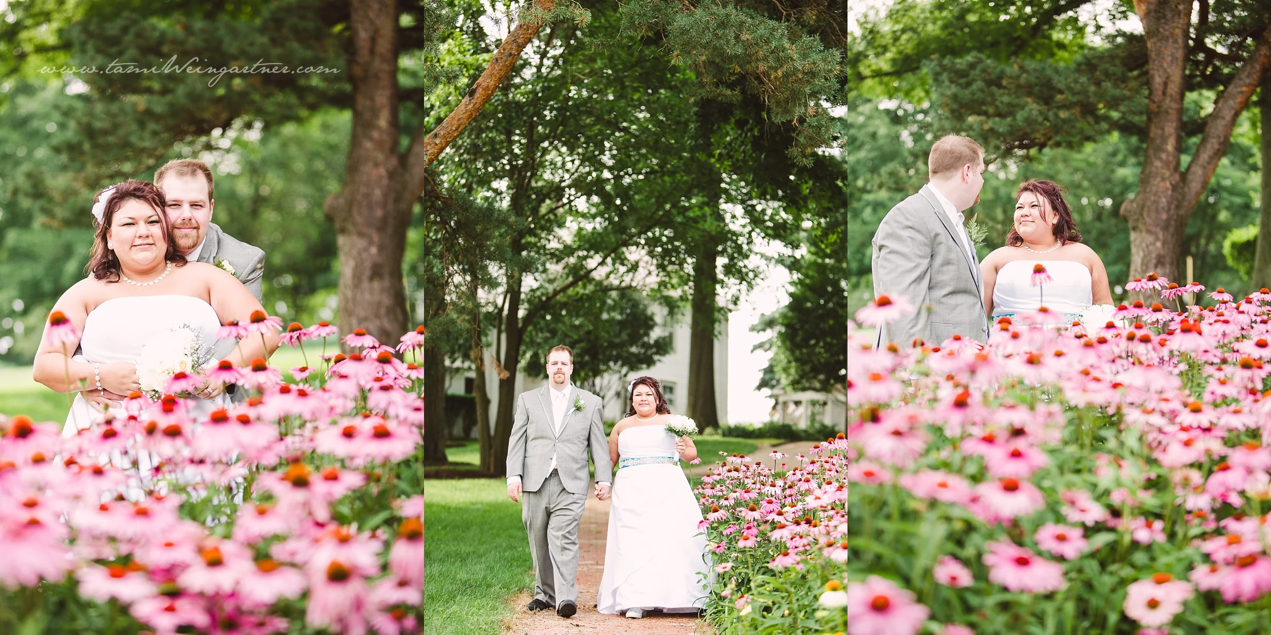Youngstown Ohio weddding at Boardman Park Gardens in Poland