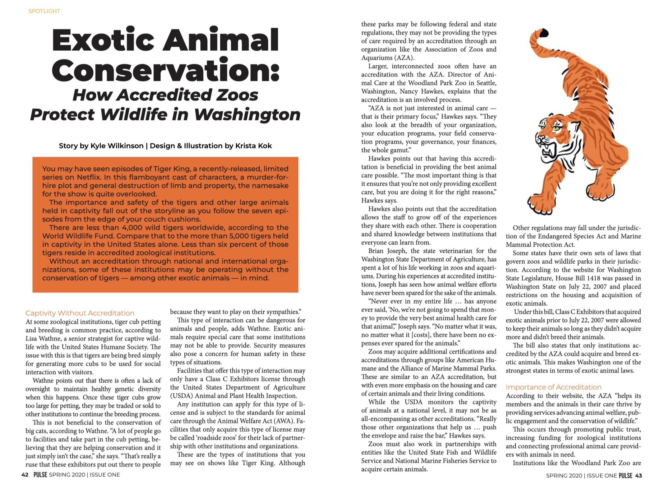 Exotic Animal Conservation: How Accredited Zoos Protect Wildlife in  Washington — PULSE Magazine