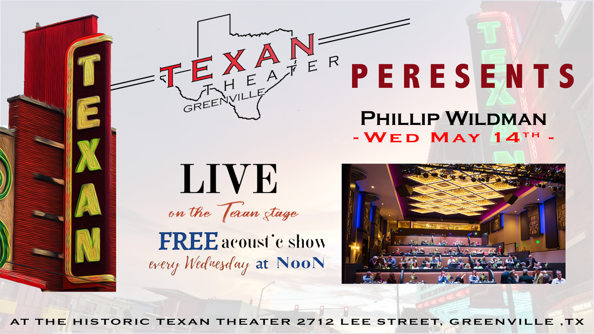 Texan Theater Greenville Phillip Wildman