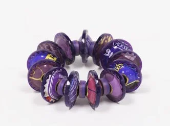 Identity Bead Bracelet - Purple