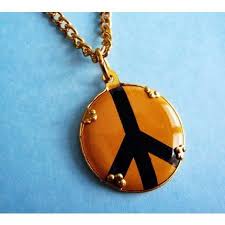 Vintage Peace Sign Pendant from the 1960's 