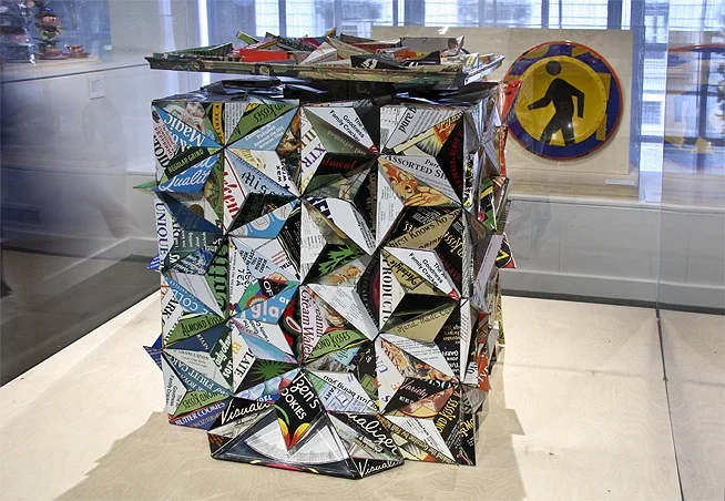 Witnessing the Weight of Words on display in an exhibition.