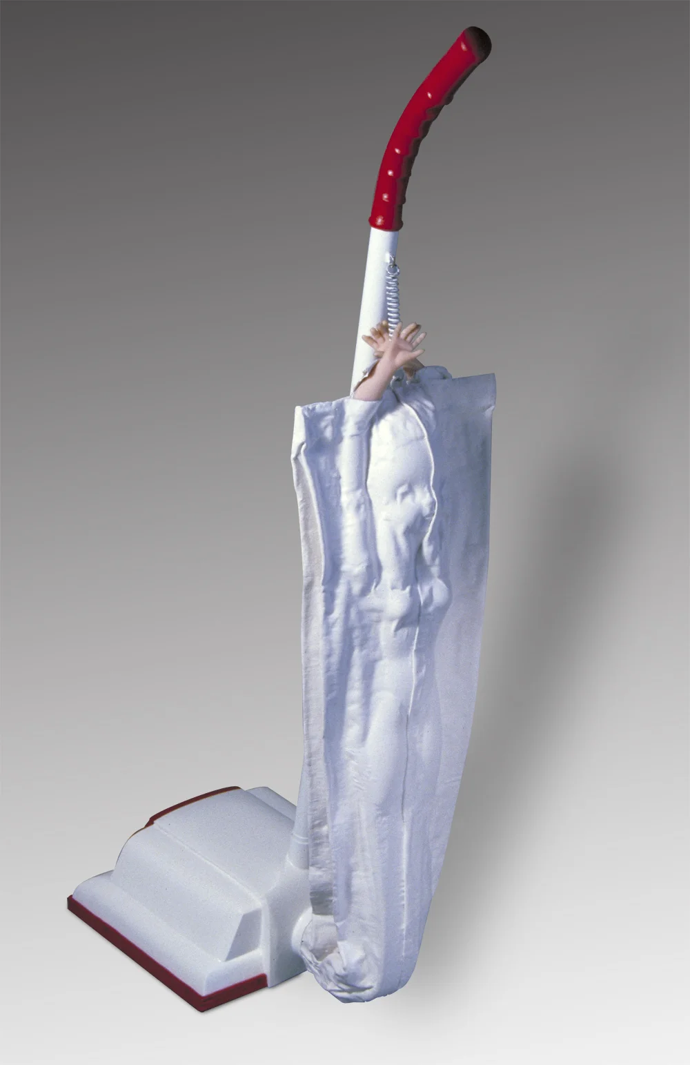 Mistress of the Home Bound to Modern Convenience vacuum cleaner sculpture