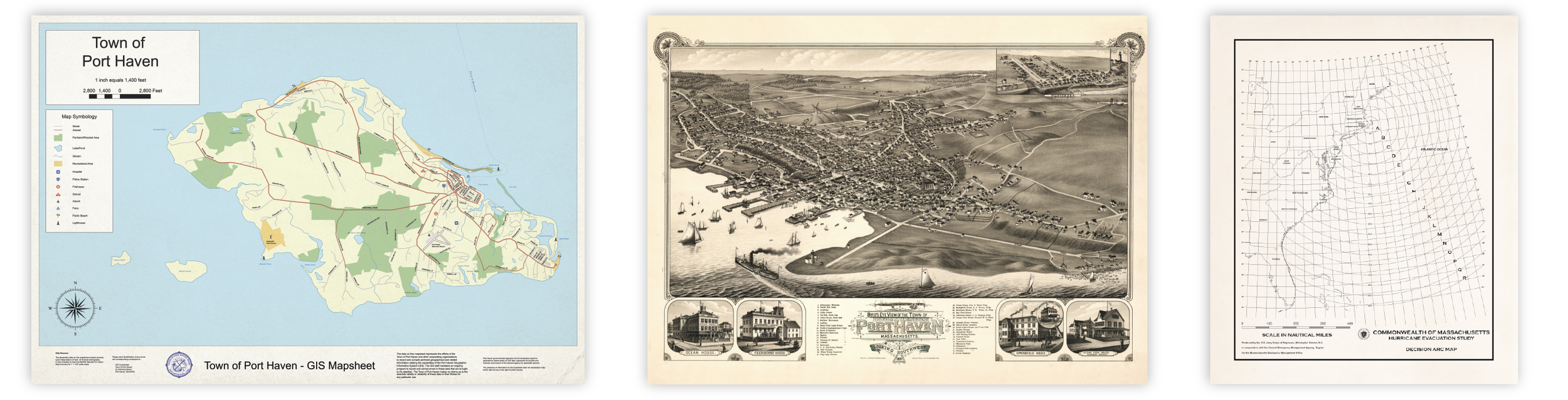 INT. PORT HAVEN POLICE STATION - ASSORTED MAPS