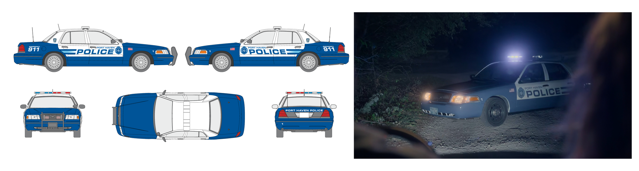 PORT HAVEN POLICE CRUISER