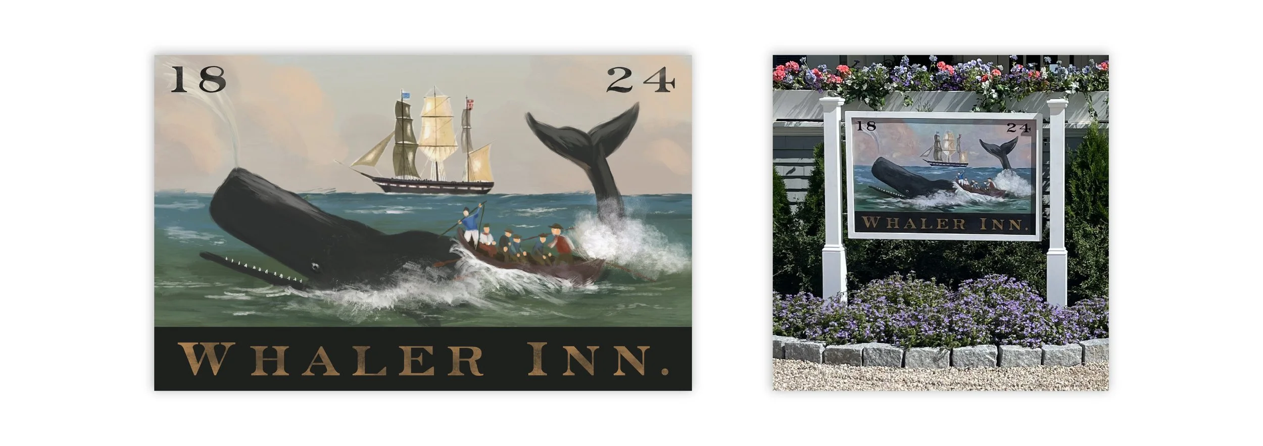 THE WHALER INN SIGN