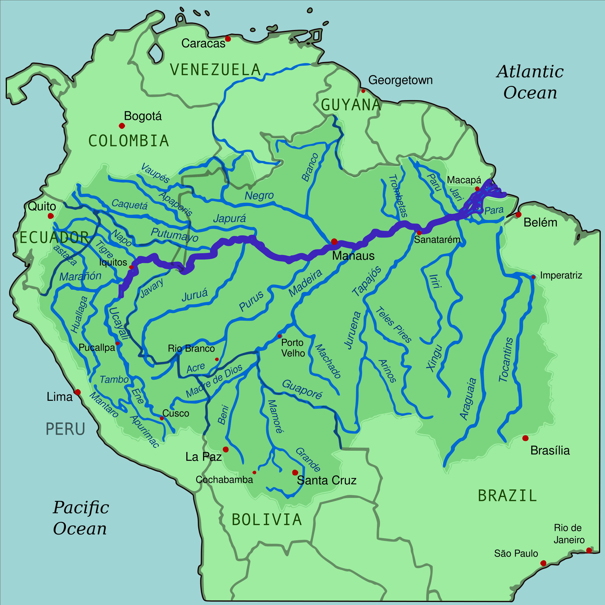 This is the Amazon basin. Really big.