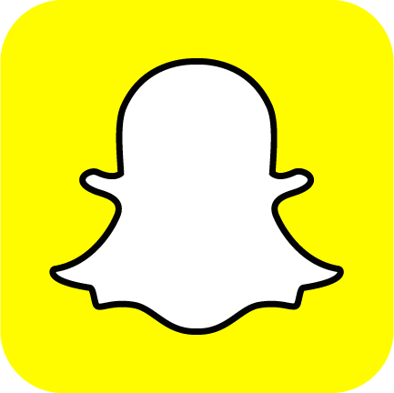  Snapchat's oh so familiar 'ghost' logo.