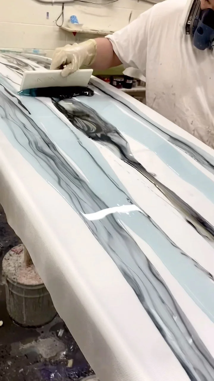 Surfboard Glassing — Barahona Surfboards