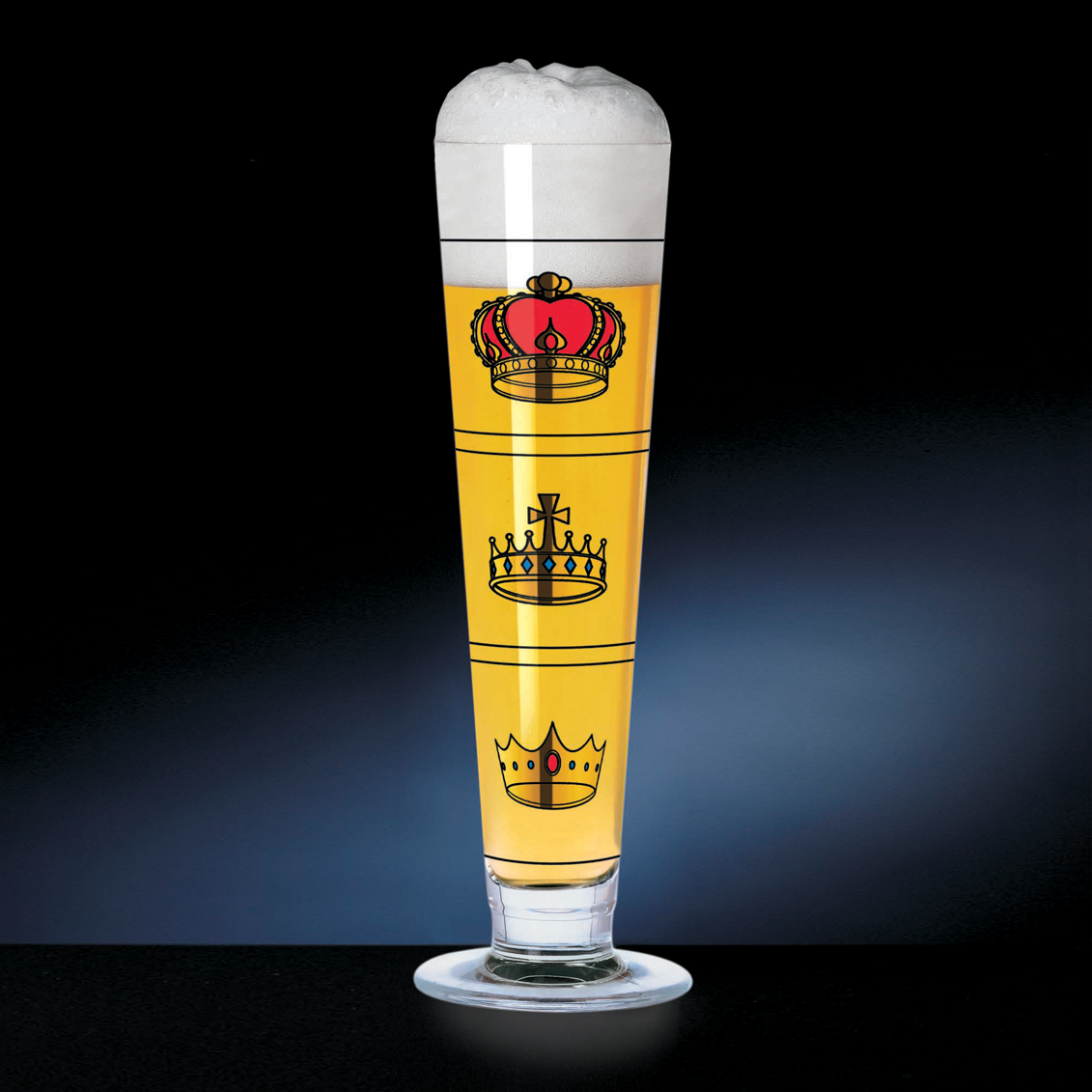 “Crowns” Beer Glass for Ritzenhoff