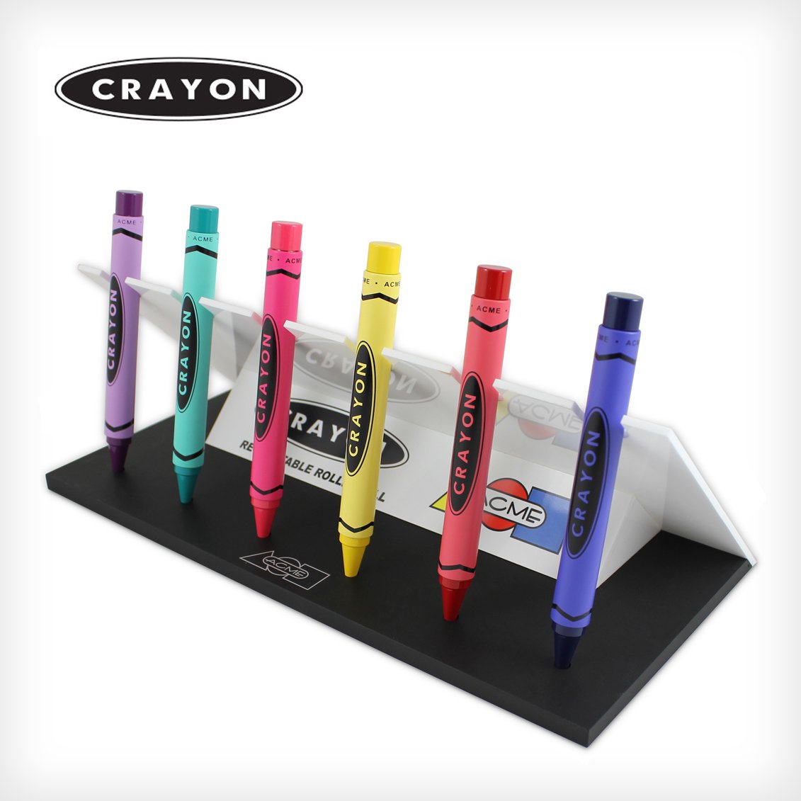 Crayon Retractable Roller Balls