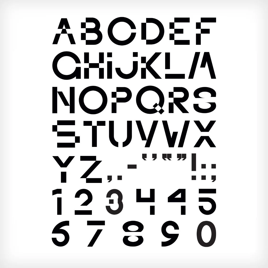 “Herky Jerky” Font