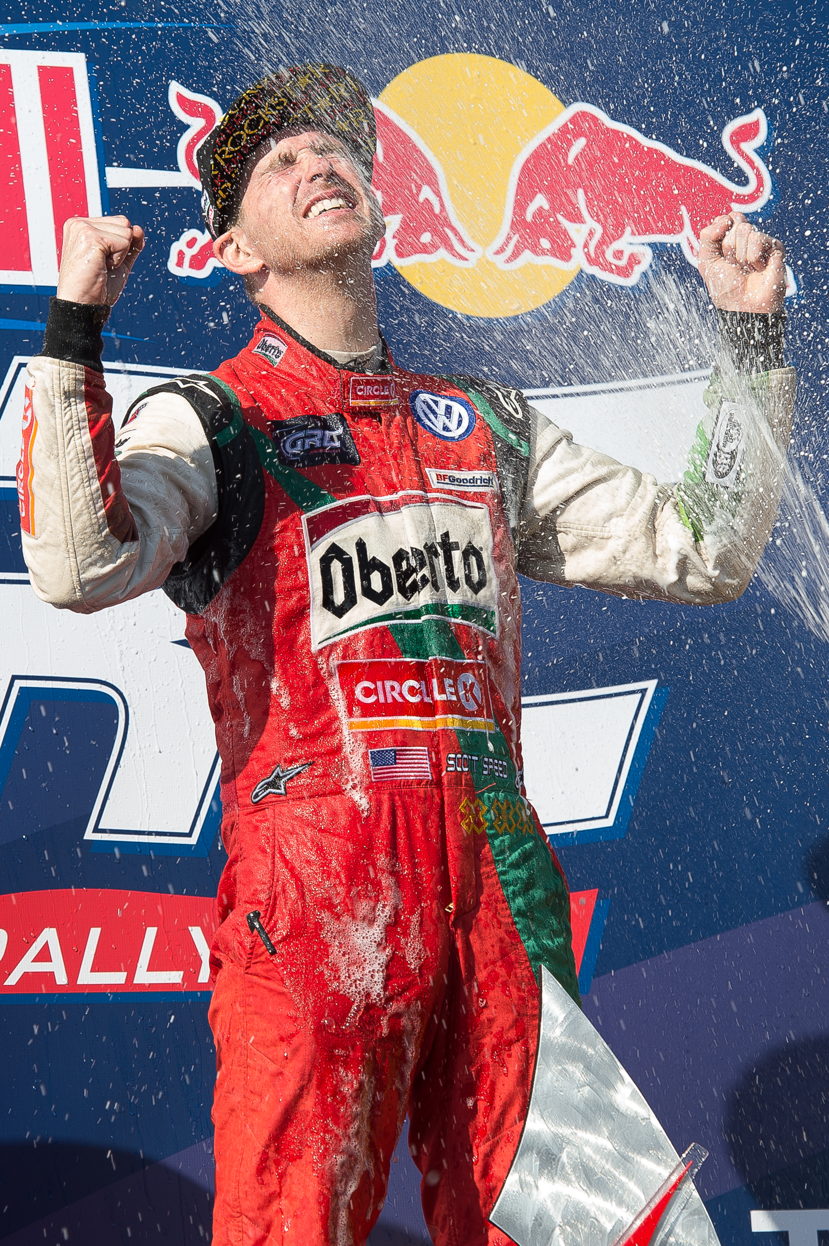  2017 Red Bull GRC Supercar Division Champion: Scott Speed    Volkswagen Andretti Rallycross   