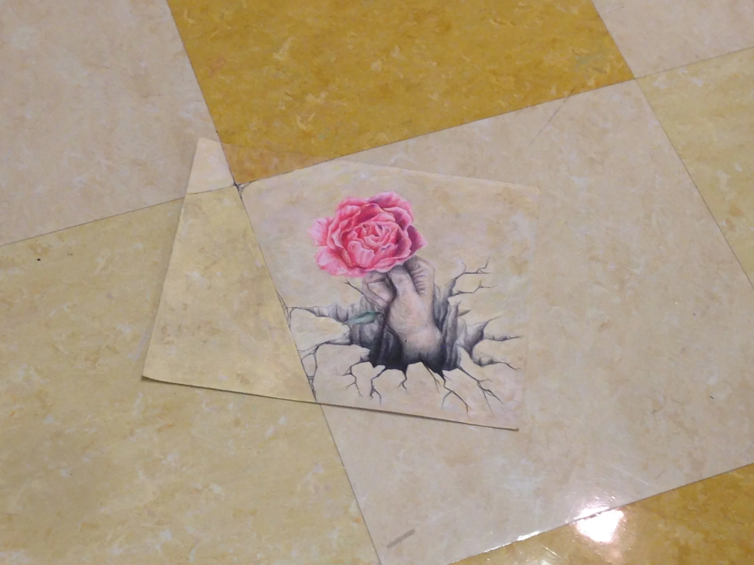Caution (acrylic) - Michelle Zhang