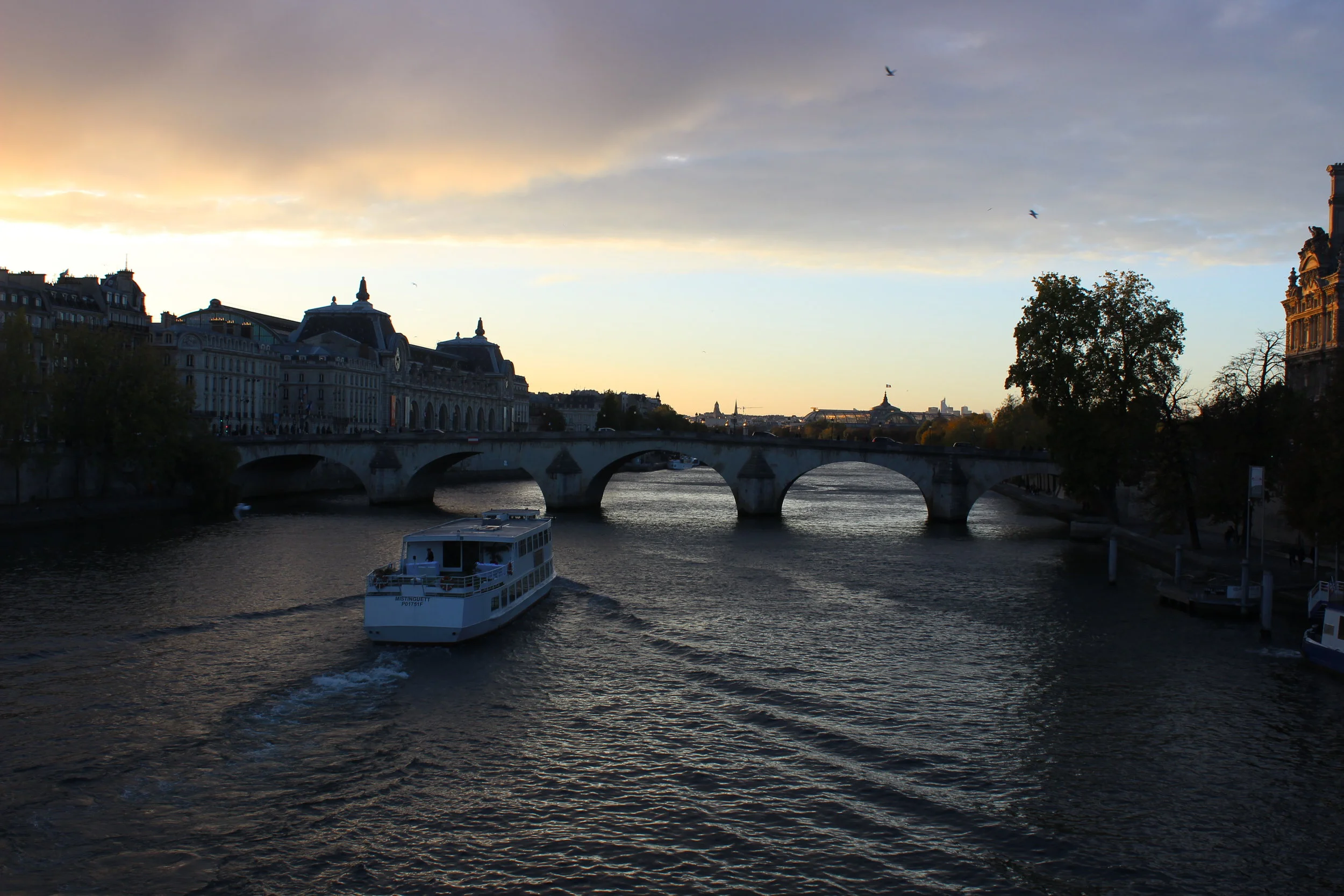 Seine River Boat - Chloe Fandetti