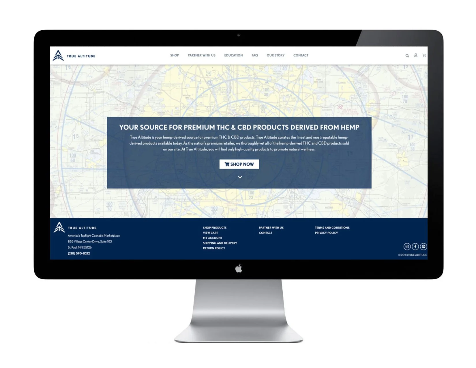Sheba Concept & Design Website Design for True Altitude