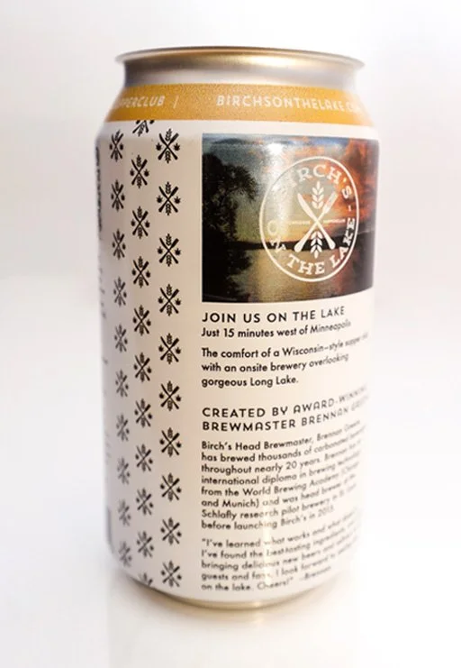 Sheba Concept & Design Logo/Packaging for Birch's on the Lake Brewhouse & Supperclub