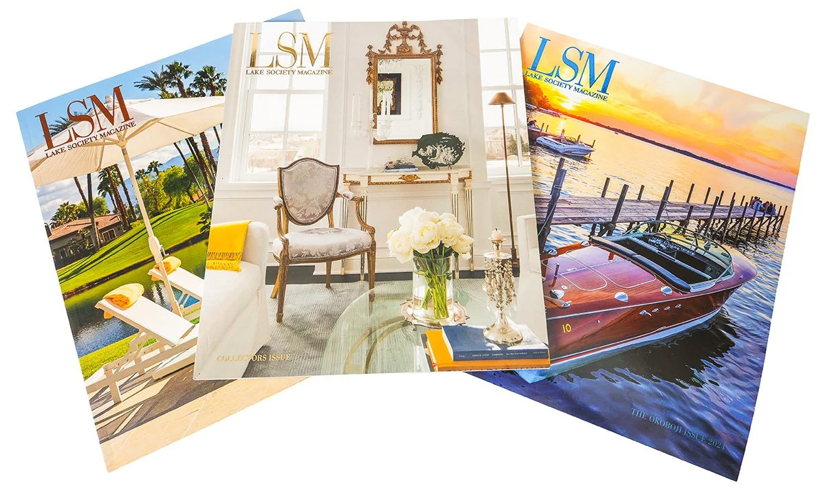 Sheba Concept & Design layout and design of Lake Society Magazine