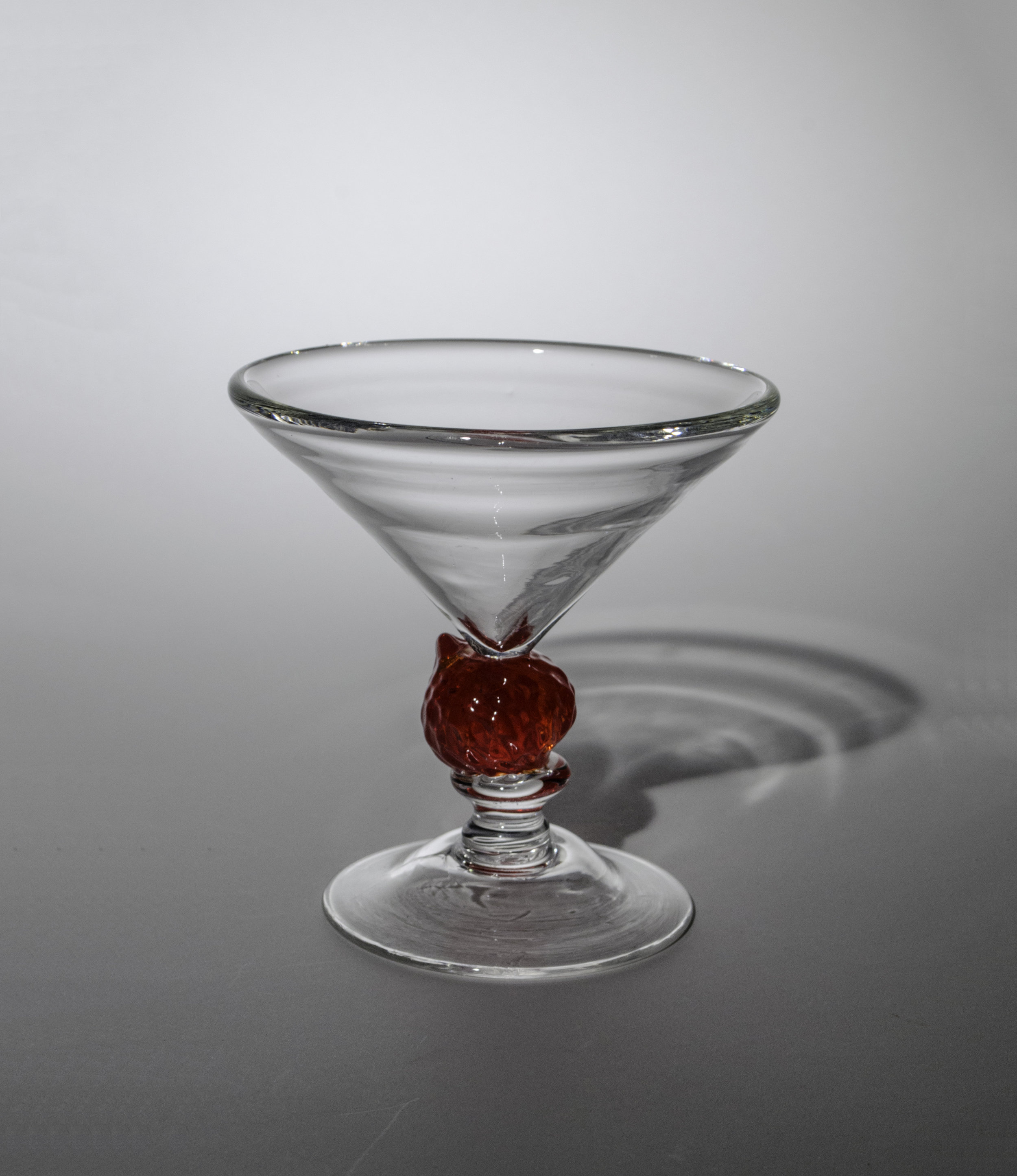 Strawberry Martini Glass