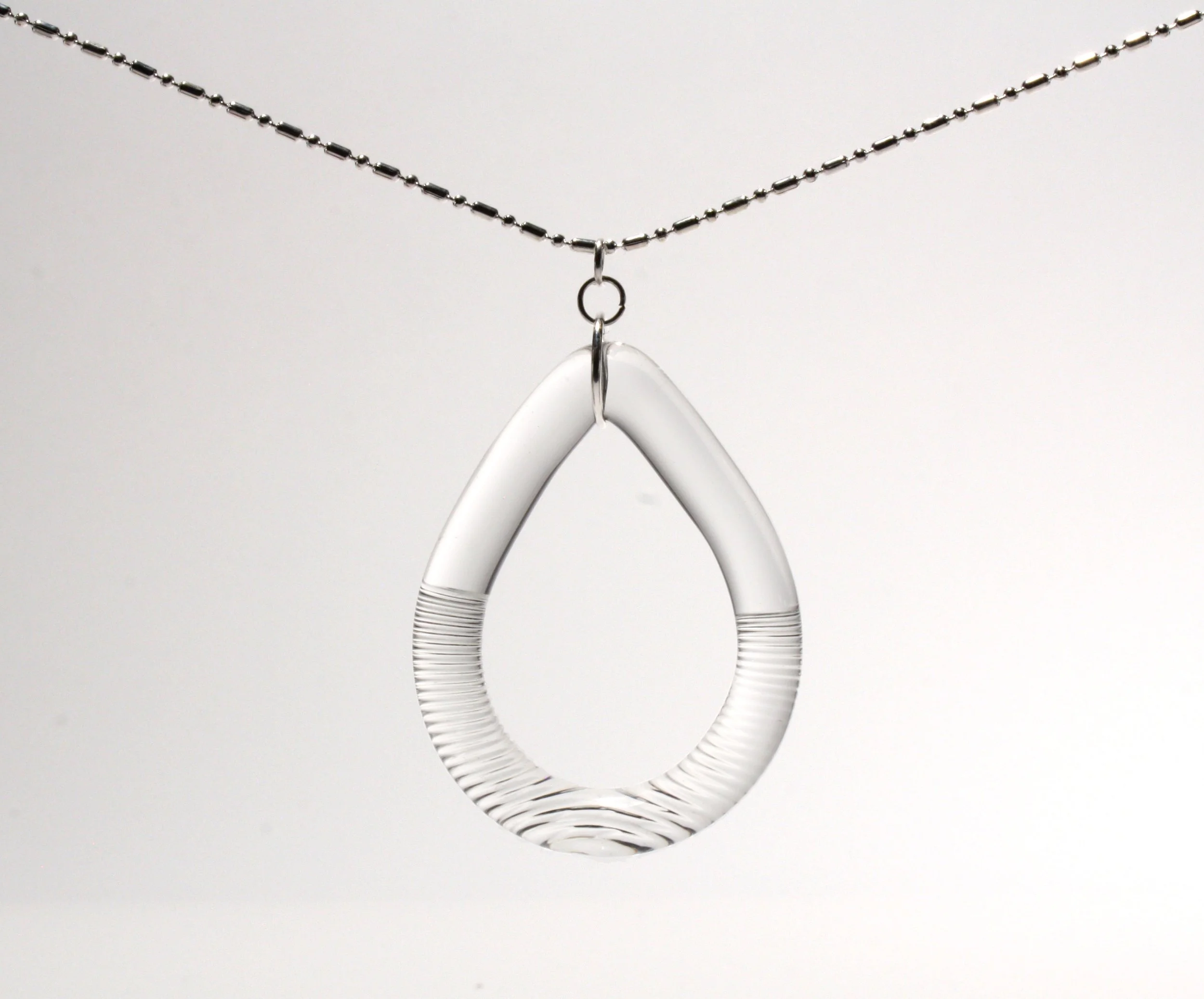 Teared half cut pendant
