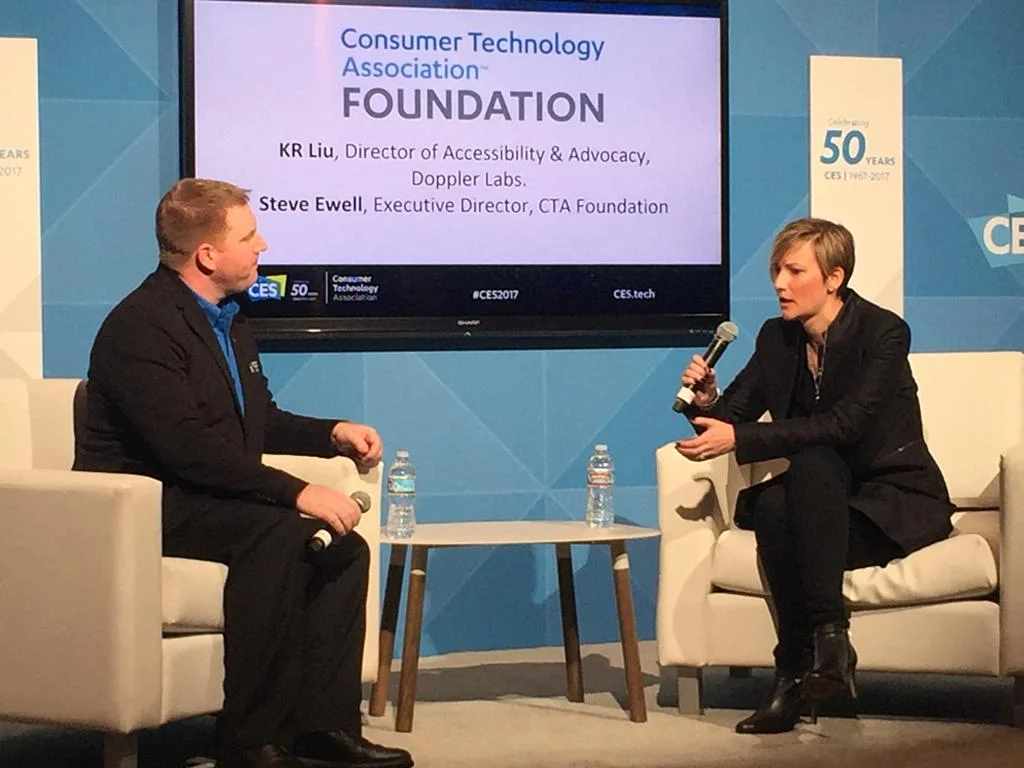 KR Speaks at CES 2017 About Hearing Accessibility