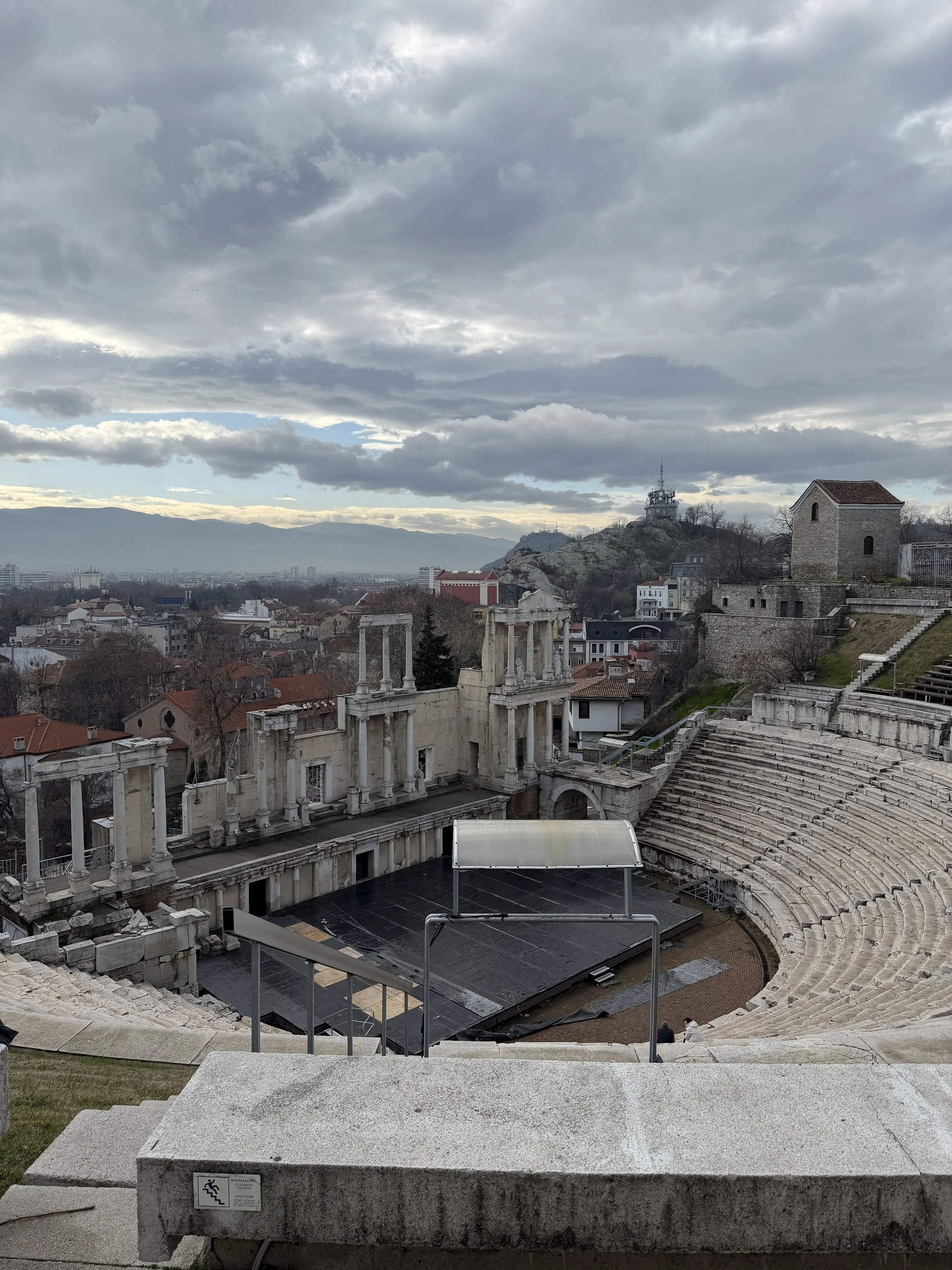 Roman amphiteater in Plovdiv Bulgaria