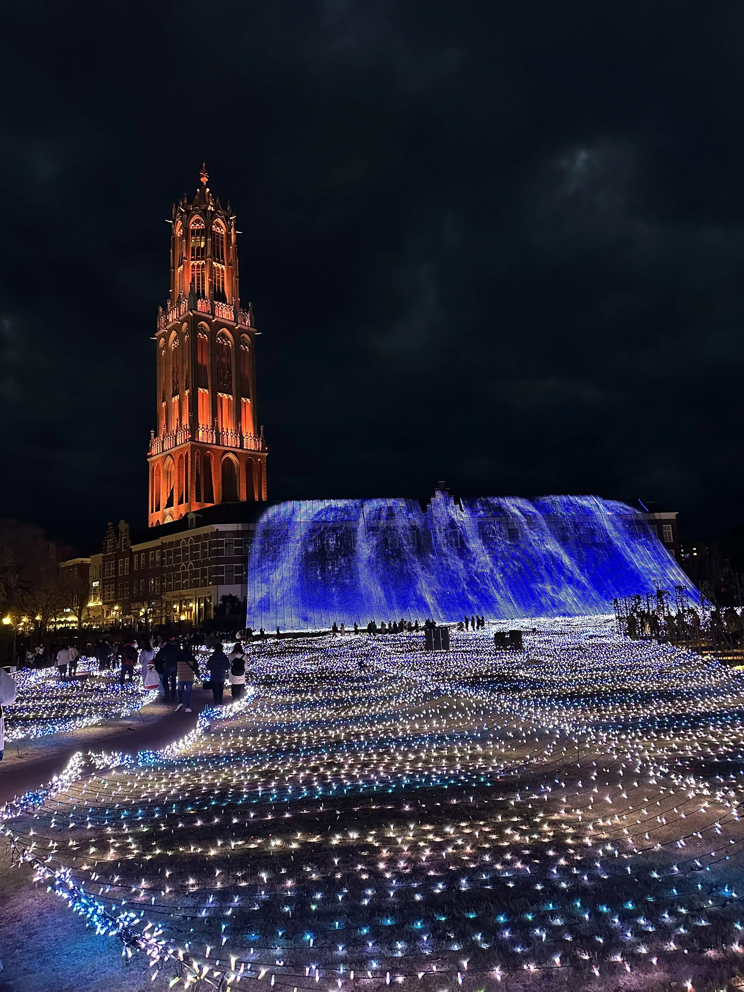 christmas lights at huis ten bosch