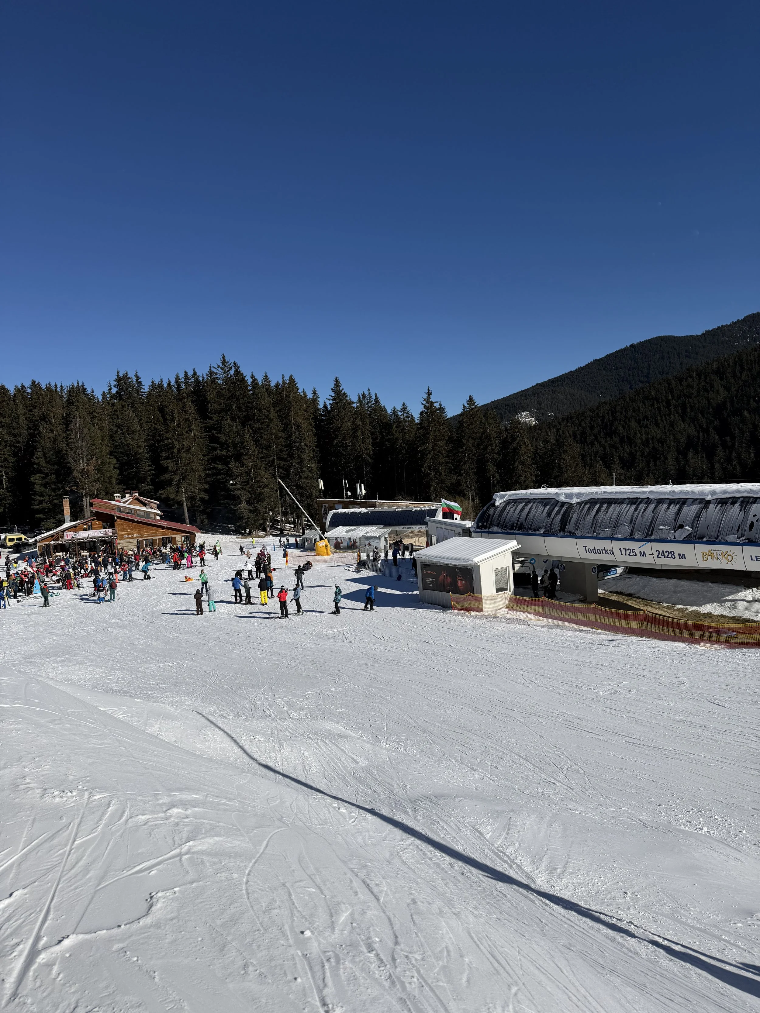 Skiing in Bansko, Bulgaria